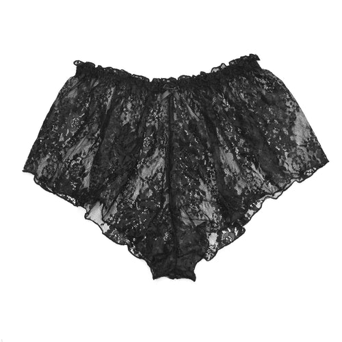 black lace high waisted frenchies