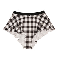 Tall French Knicker - Black Gingham