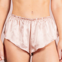Classic Silk French Knicker - Rose Gold