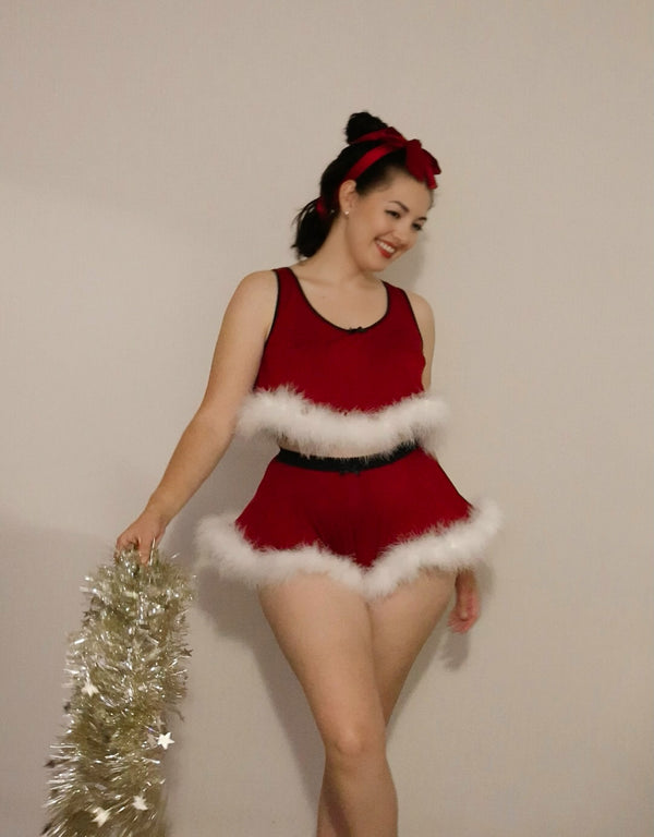 Have Yourself a Cherry Little Christmas - Cropped Camisole