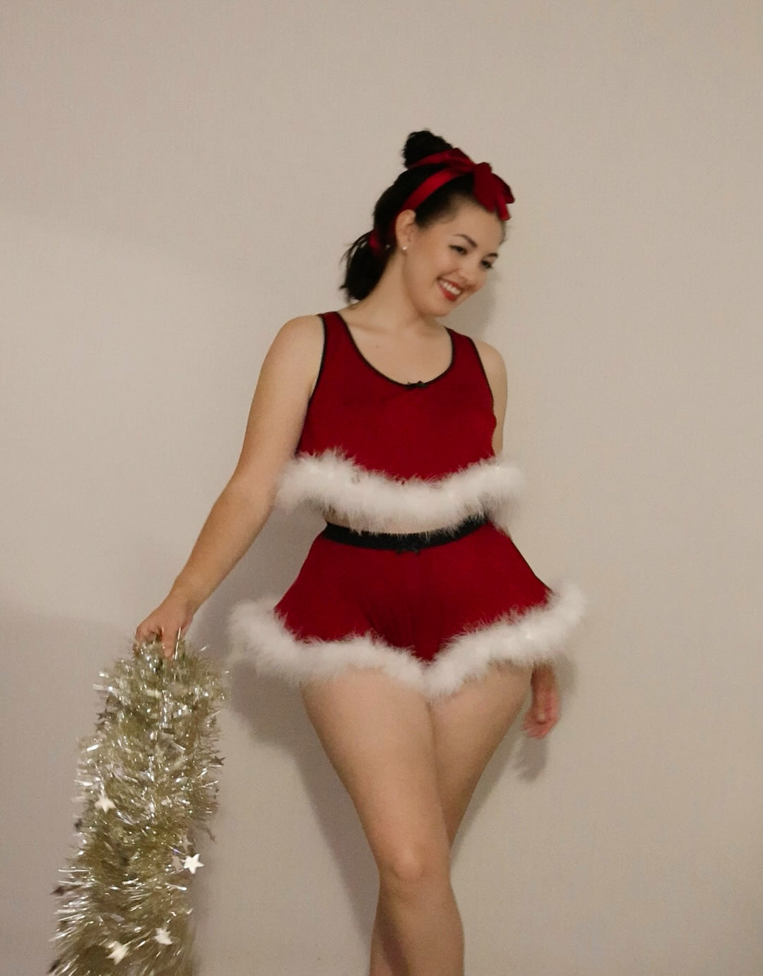 Have Yourself a Cherry Little Christmas - Tall French Knicker
