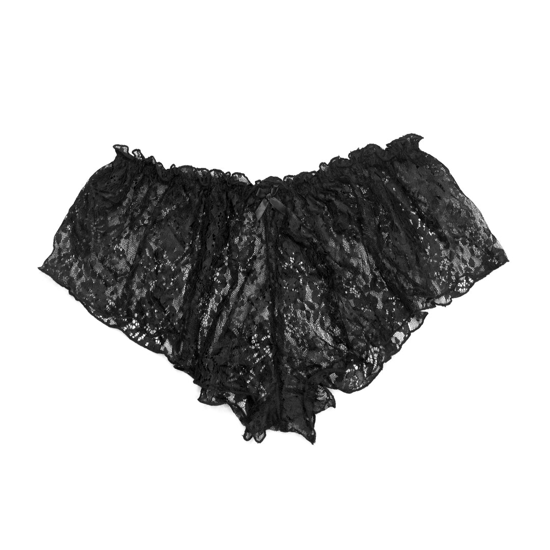 Classic French Knicker - Black Lace