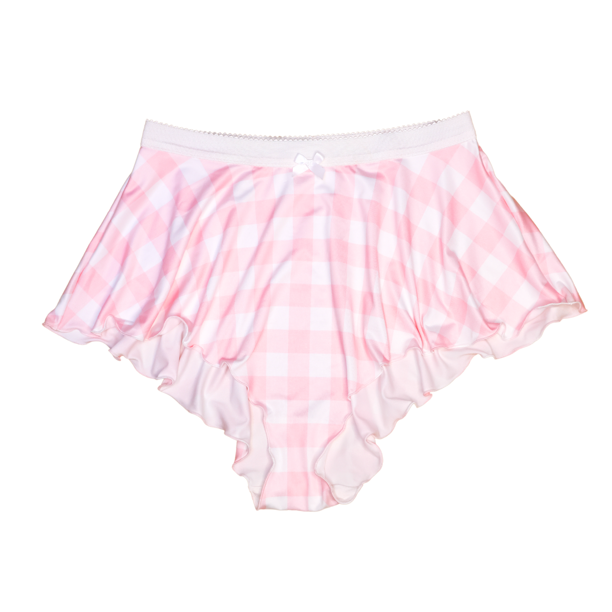 Pink Gingham French Knickers Cute Lingerie Handmade in Australia