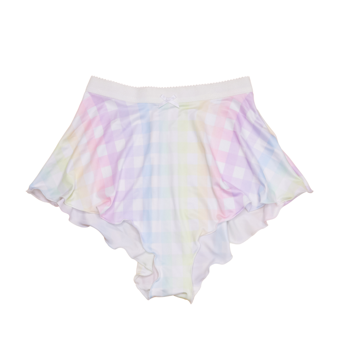 Tall French Knicker - Rainbow Gingham