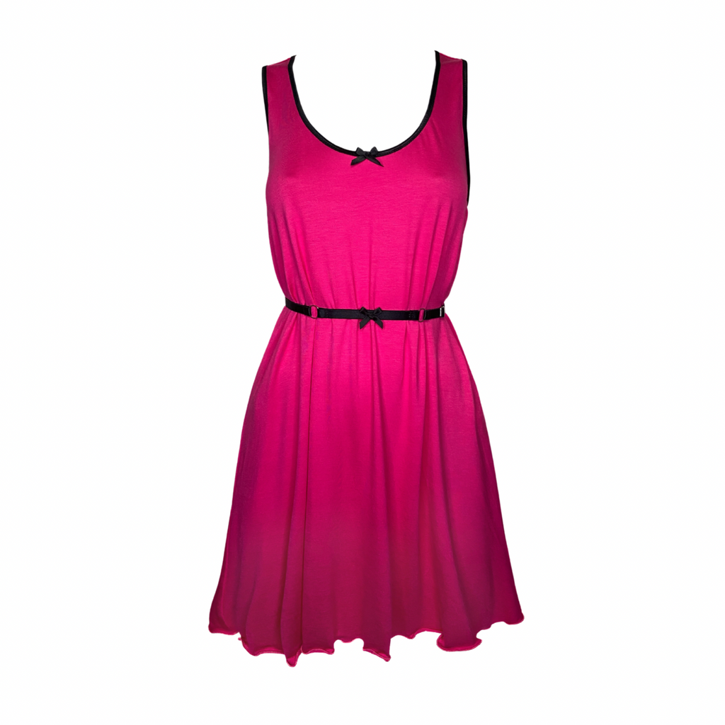 Jersey Dress - Malibu Pink Bamboo Handmade in Australia – Desvalido