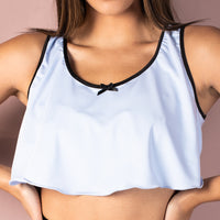 Cropped Camisole - Pastel Blue Jersey