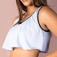 Cropped Camisole - Pastel Blue Jersey