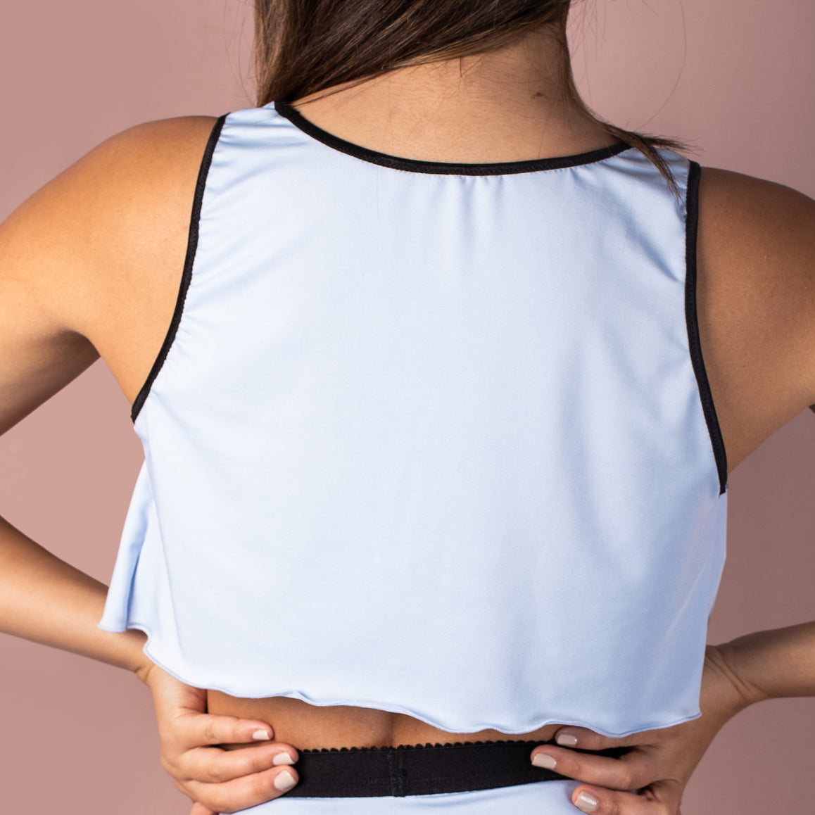 Cropped Camisole - Pastel Blue Jersey