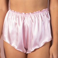 High Waisted Classic French Knicker - Pastel Pink