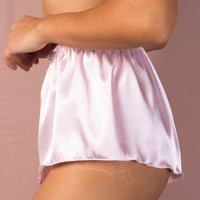 High Waisted Classic French Knicker - Pastel Pink