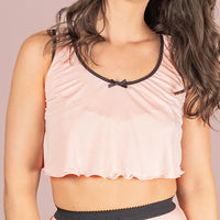 Cropped Camisole - Peach Jersey