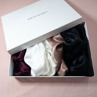Silk Scrunchie Gift Box | Grand | 4 Silk Scrunchies