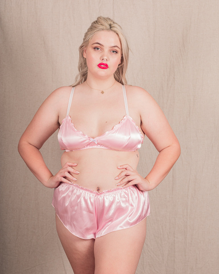 Classic French Knicker - Pastel Pink
