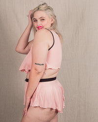 Cropped Camisole - Peach Jersey