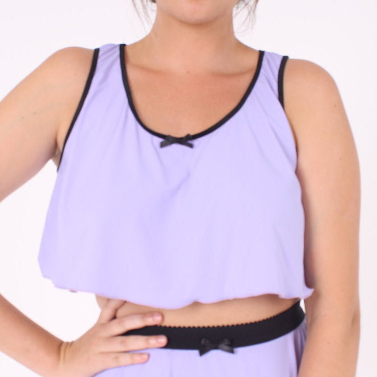Cropped Camisole - Lilac Jersey