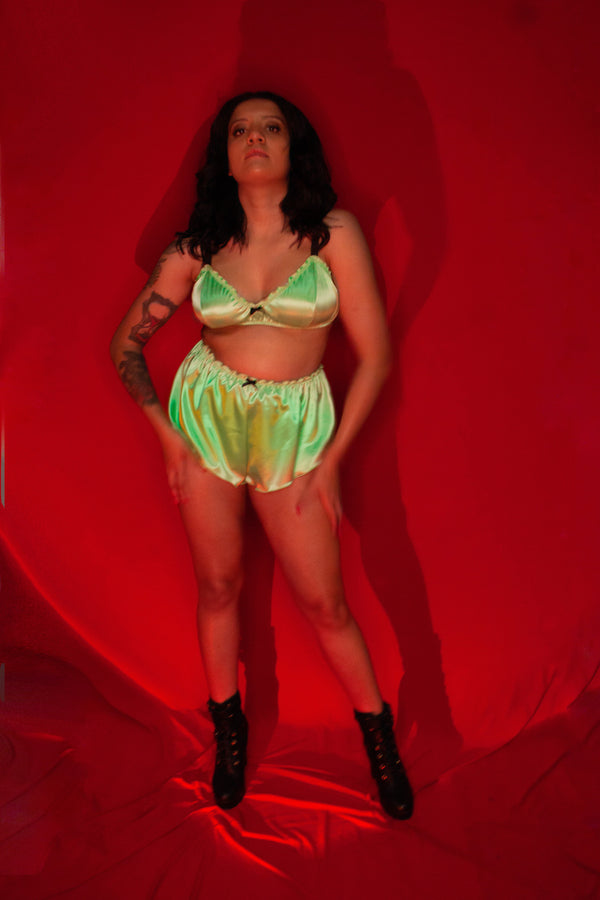 High Waisted Classic French Knicker - Ectoplasm