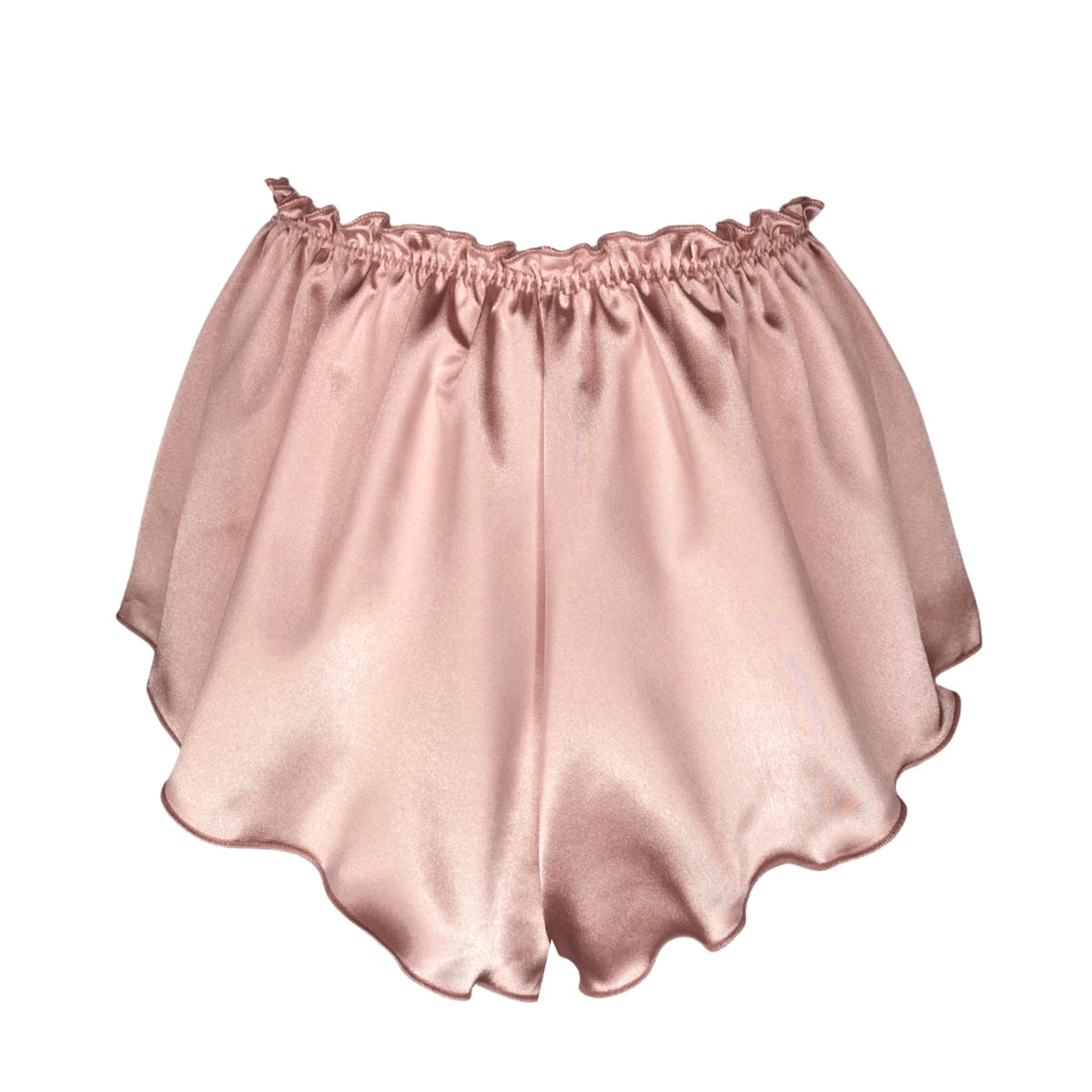 High Waisted Classic French Knicker - Dusty Pink