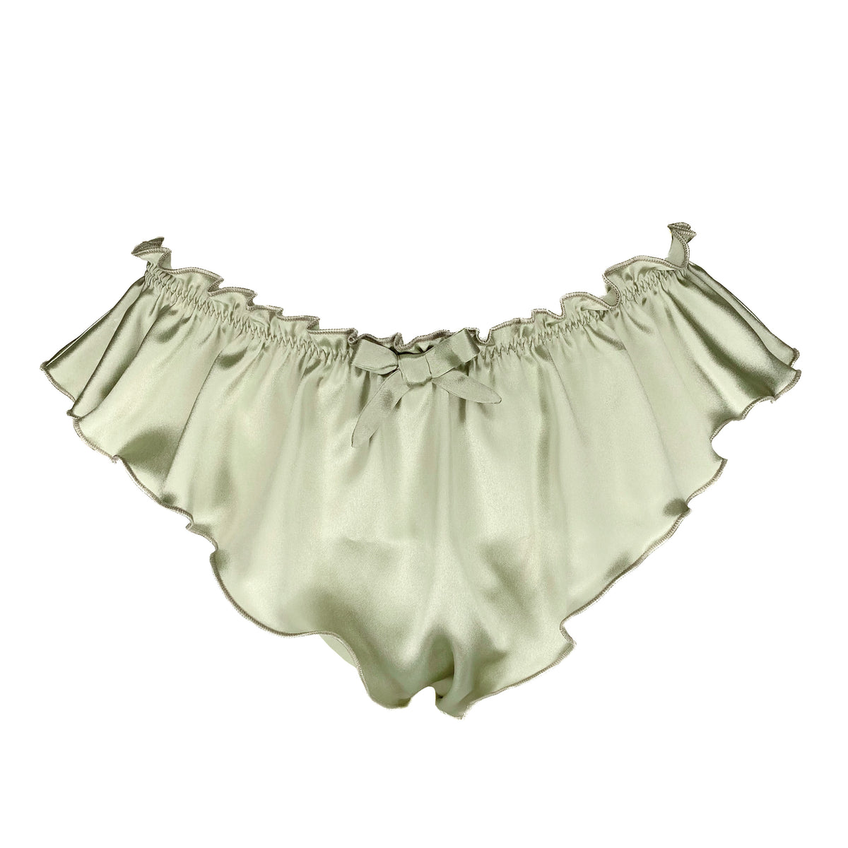 Mini French Knicker - Sage Silk