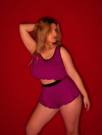 Tall French Knicker - Grape Bamboo