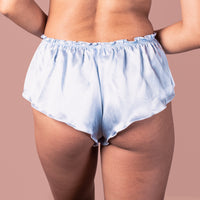 Classic Silk French Knicker - Periwinkle Blue