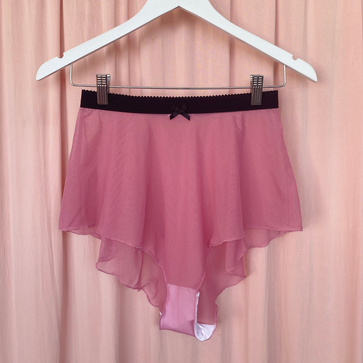Tall French Knicker - Pink Mesh
